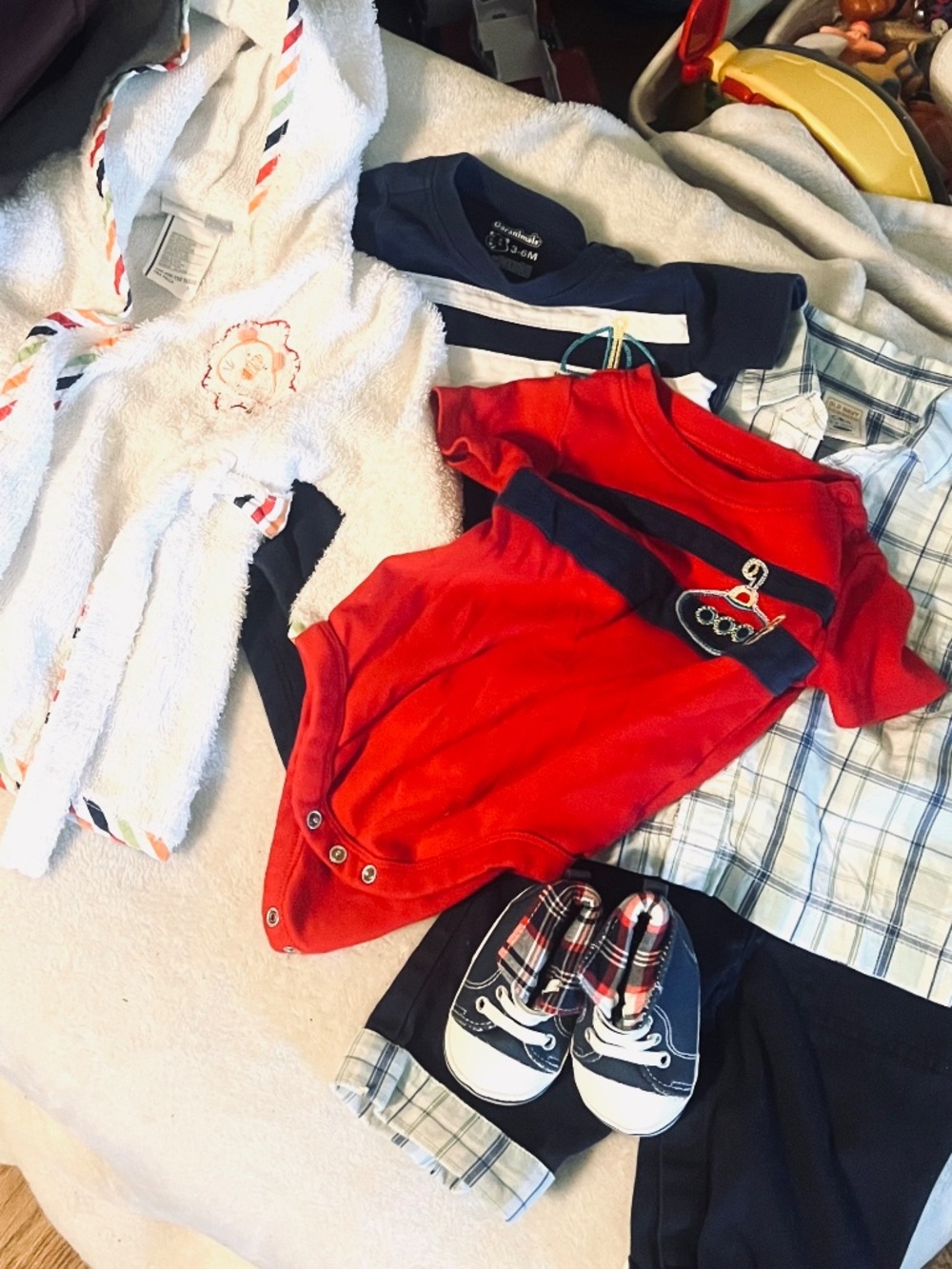 Lot 3-6 Mo Boys Summer Clothes Old Navy - Picture 2 of 6